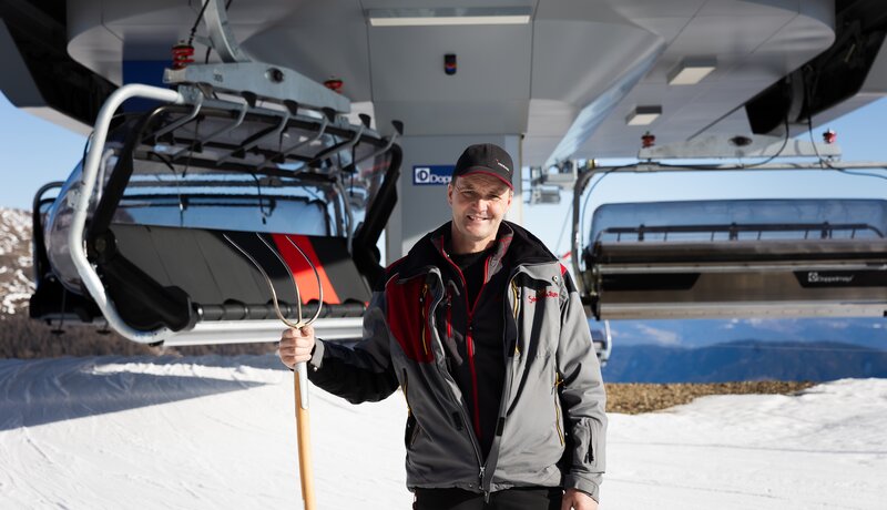 Martin Schwarz - Liftwart und Landwirt | © Anna Malench / IDM Südtirol