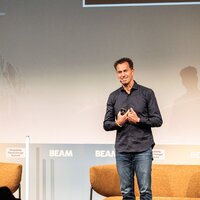 Stephan Grabmeier beim BEAM Summit 2025 | © Foto: Armin Huber