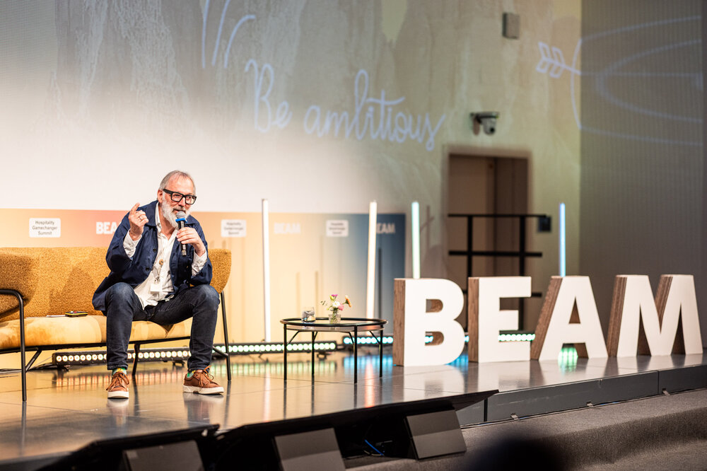 Claus Sendlinger bei BEAM 2025: The Power of Collaboration | © Armin Huber / IDM Südtirol