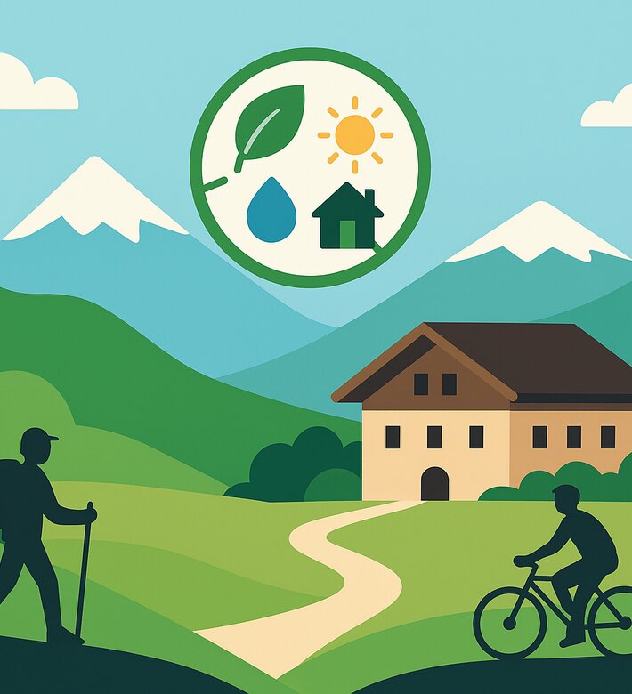 Symbolbild: Nachhaltigkeit als Markenkern im Tourismus | © Ki generiertes Bild