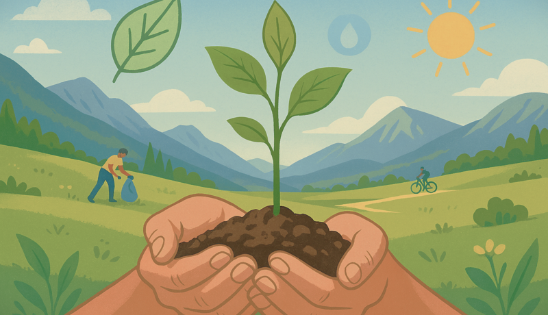 Symbolbild: UMWELT & KLIMA PREIS Südtirol 2025 | © KI generiertes Bild